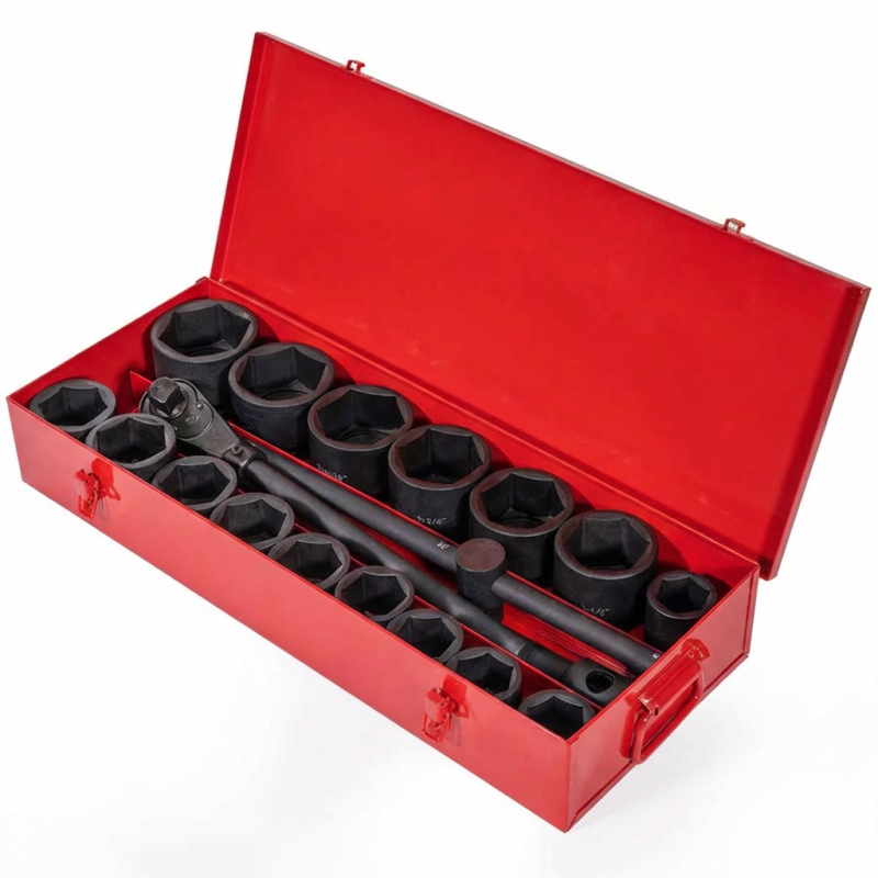 1 Drive Jumbo Metric Impact Socket Set – 21 Piece