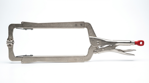 Long Reach Telescopic Locking C-Clamp 18''