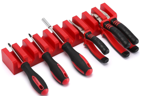 Magnetic Plier &amp; Wrench Holder – 10 Slot Tool Organizer