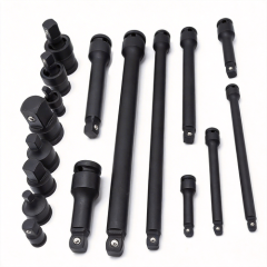 17pcs Impact Adaptor & Wobble Extension Set (1/4'', 3/8'', 1/2'')