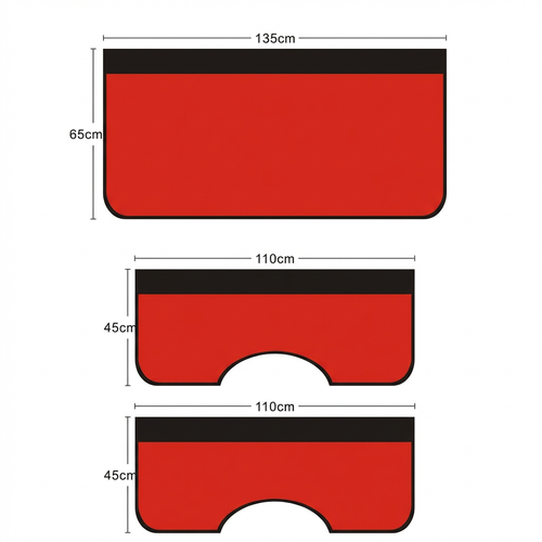 3PC Magnetic Fender Cover for Car Repair