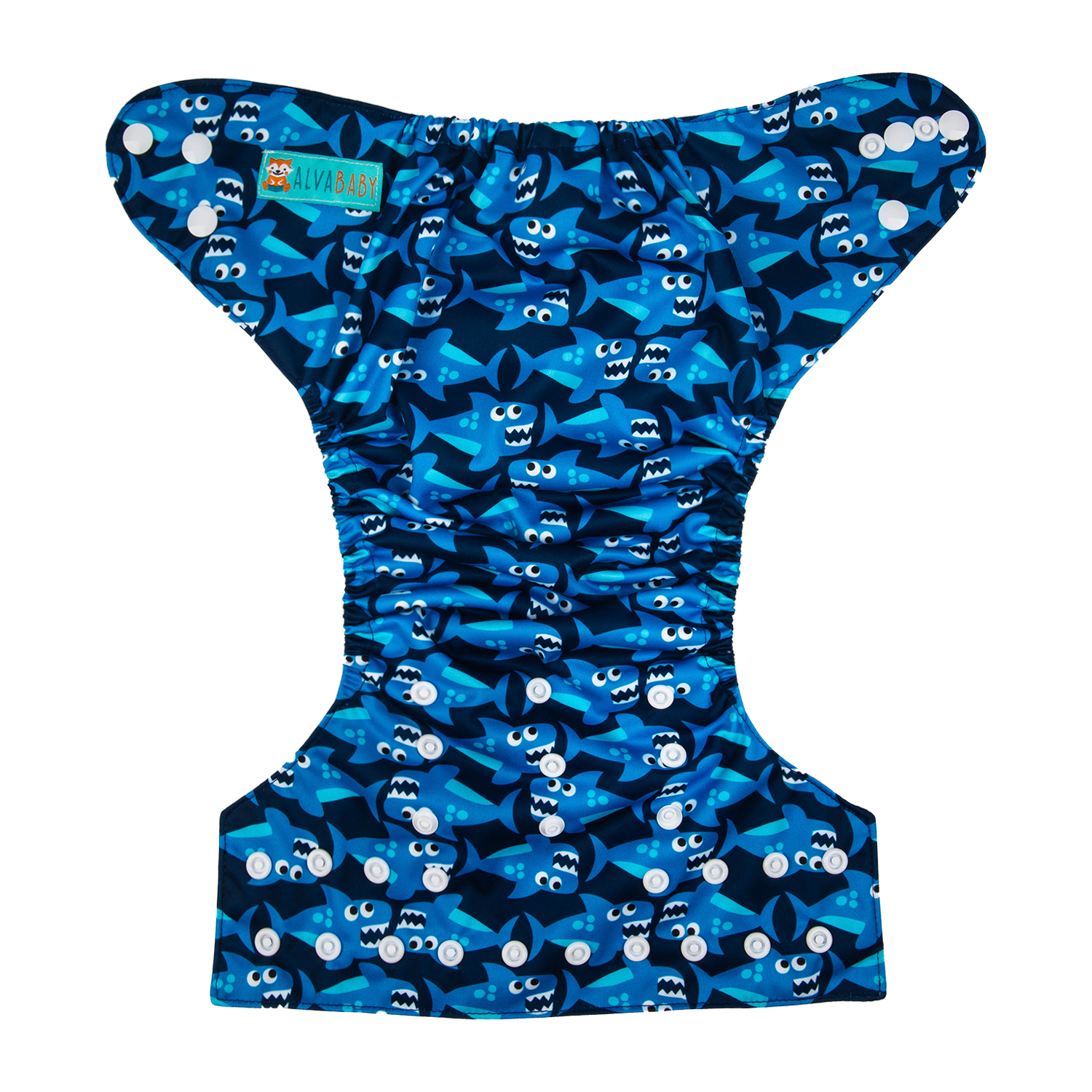 ALVABABY Print Cloth Diaper - One Size Adjustable Washable & Reusable Diaper for Babies and Toddlers (Giraffe&Elephant, H-YK47A)