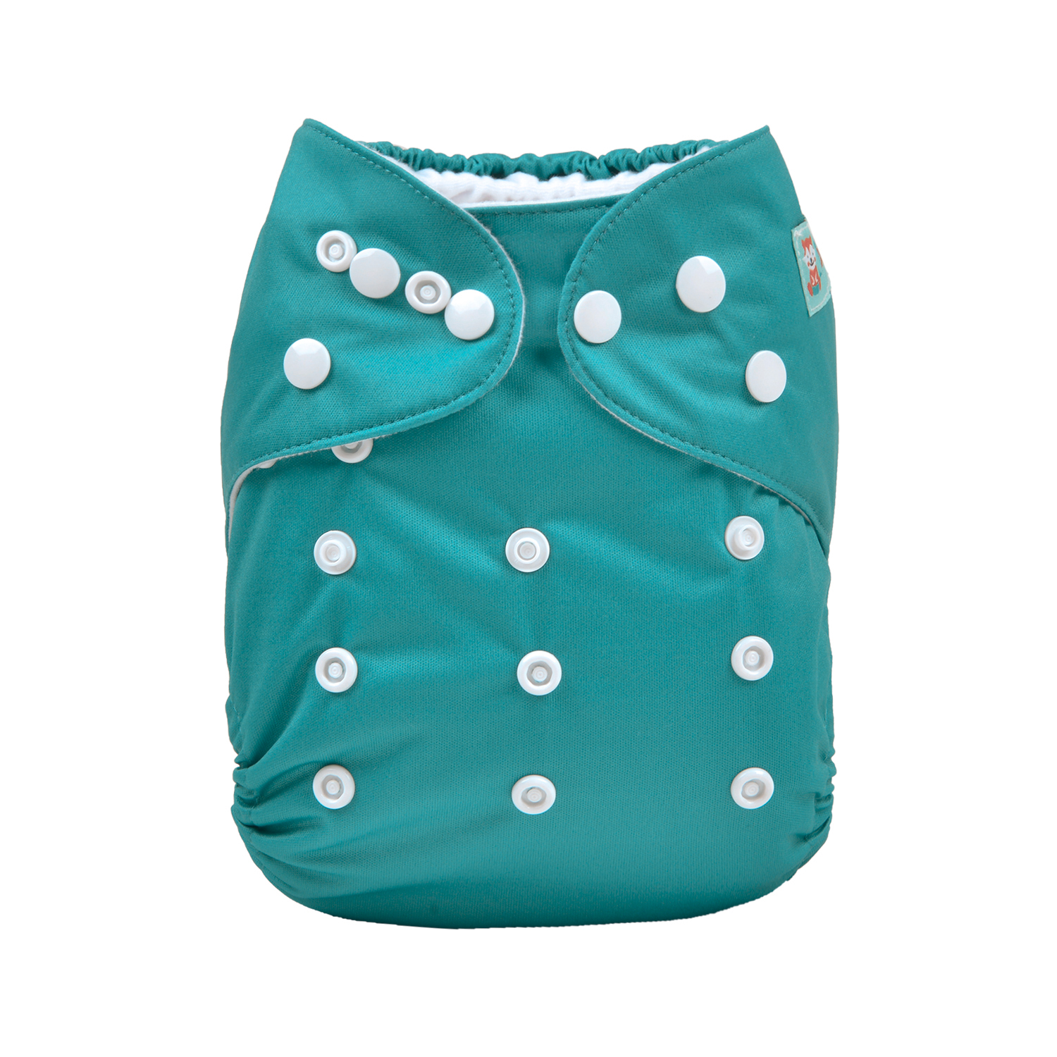 ALVABABY One Size Solid Color Pocket Cloth Diaper -Marrs Green(B37A)