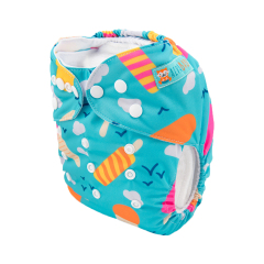 ALVABABY One Size Print Pocket Cloth Diaper -ice cream(H076A)