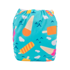 ALVABABY One Size Print Pocket Cloth Diaper -ice cream(H076A)