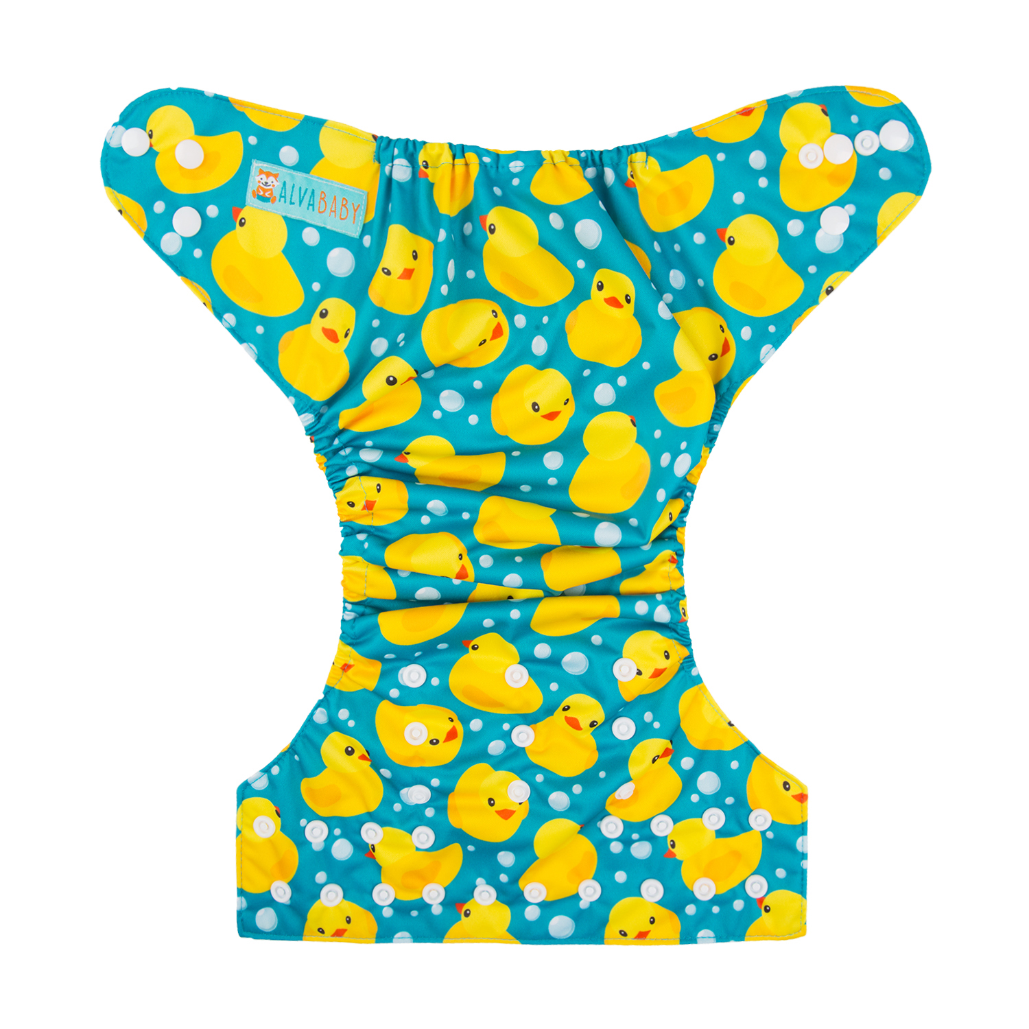 ALVABABY Print Pocket Cloth Diaper One Size Adjustable Washable