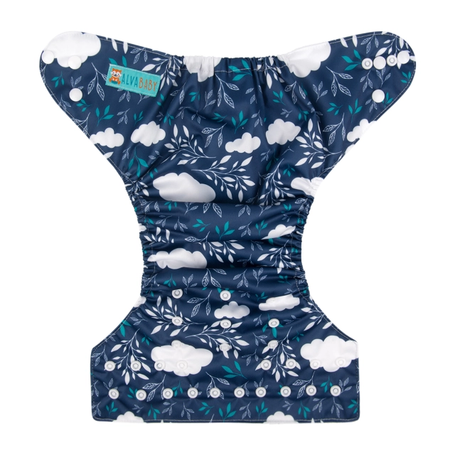 One Size Print Pocket Cloth Diaper (H122)