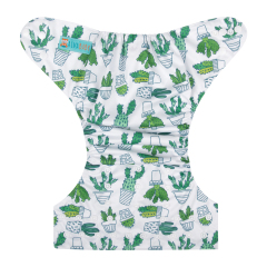 ALVABABY One Size Print Pocket Cloth Diaper -Cactus(H134A)