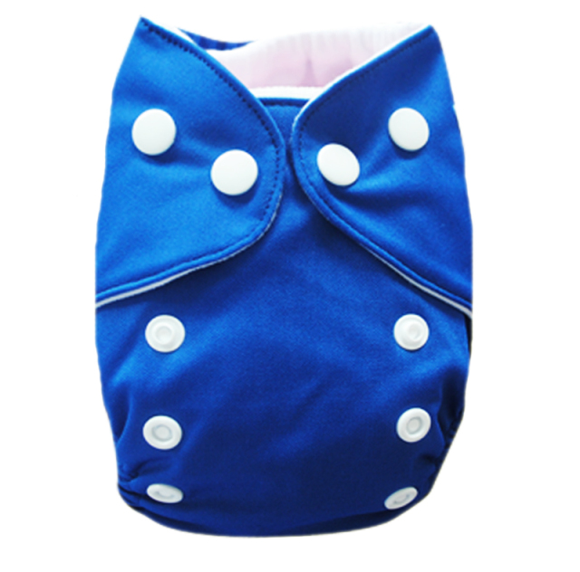 ALVABABY Newborn Pocket Cloth Diaper-Navy blue (SB25A)