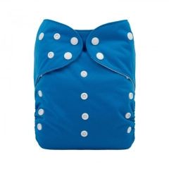 ALVABABY Big Size Pocket Cloth Diaper -Blue (ZB06A)