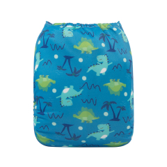 One Size Print Pocket Cloth Diaper -Dinosaur(H252)