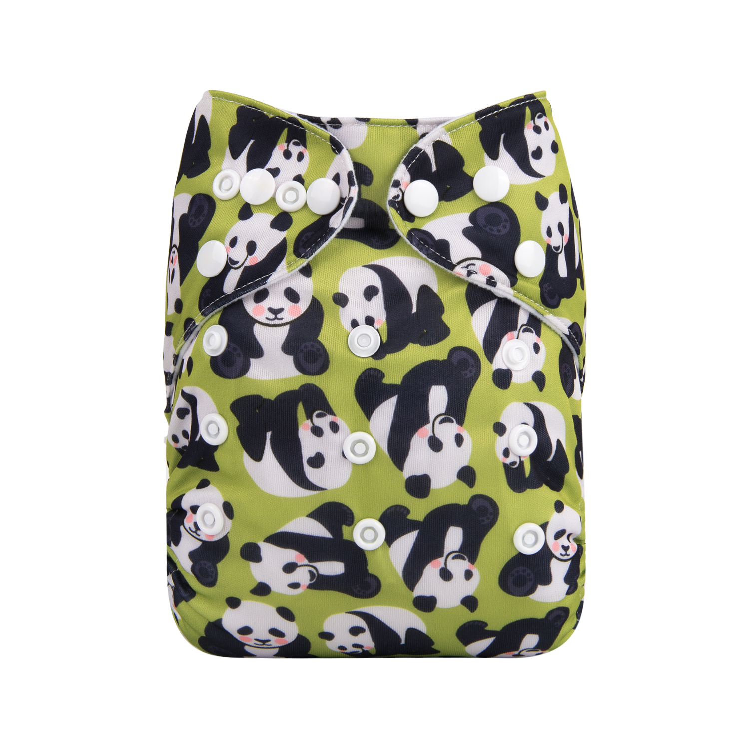 ALVABABY One Size Print Pocket Cloth Diaper -Pandas(H232A)