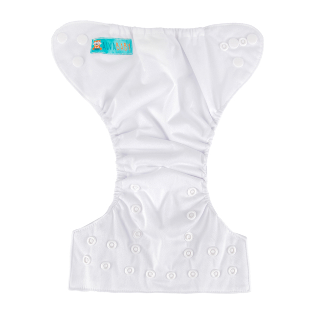 ALVABABY Newborn Pocket Cloth Diaper-White (SB09A)