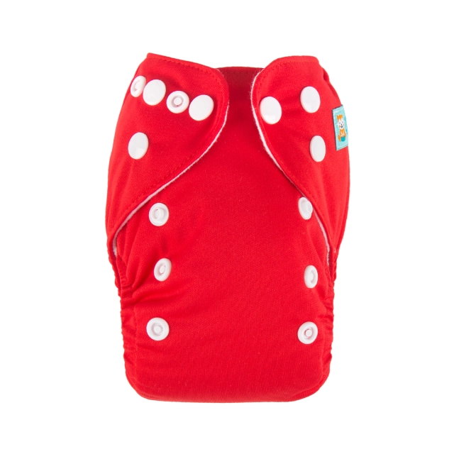 ALVABABY Newborn Pocket Cloth Diaper-Red(SB07A)