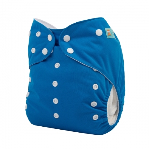 ALVABABY Big Size Pocket Cloth Diaper -Blue (ZB06A)