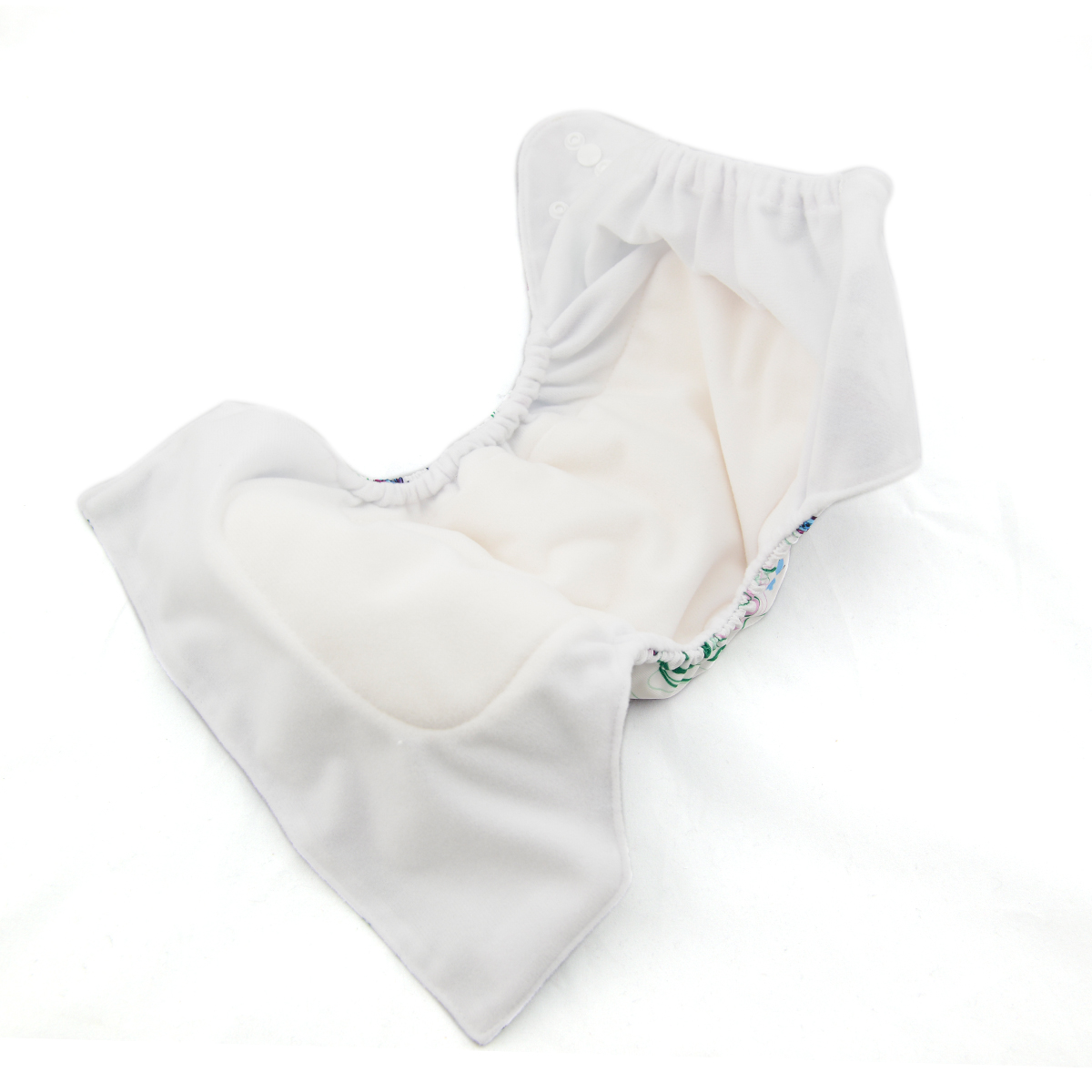 All In One Diaper with Pocket Sewn-in one 4-layer Bamboo blend insert Butterfly(AO-S09A)