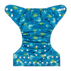 One Size Print Pocket Cloth Diaper -Dinosaur(H252)