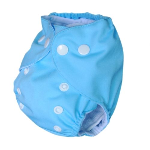 ALVABABY Newborn Pocket Cloth Diaper-Blue (SB03A)