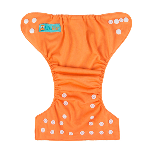 ALVABABY Newborn Pocket Cloth Diaper-Orange(SB17A)