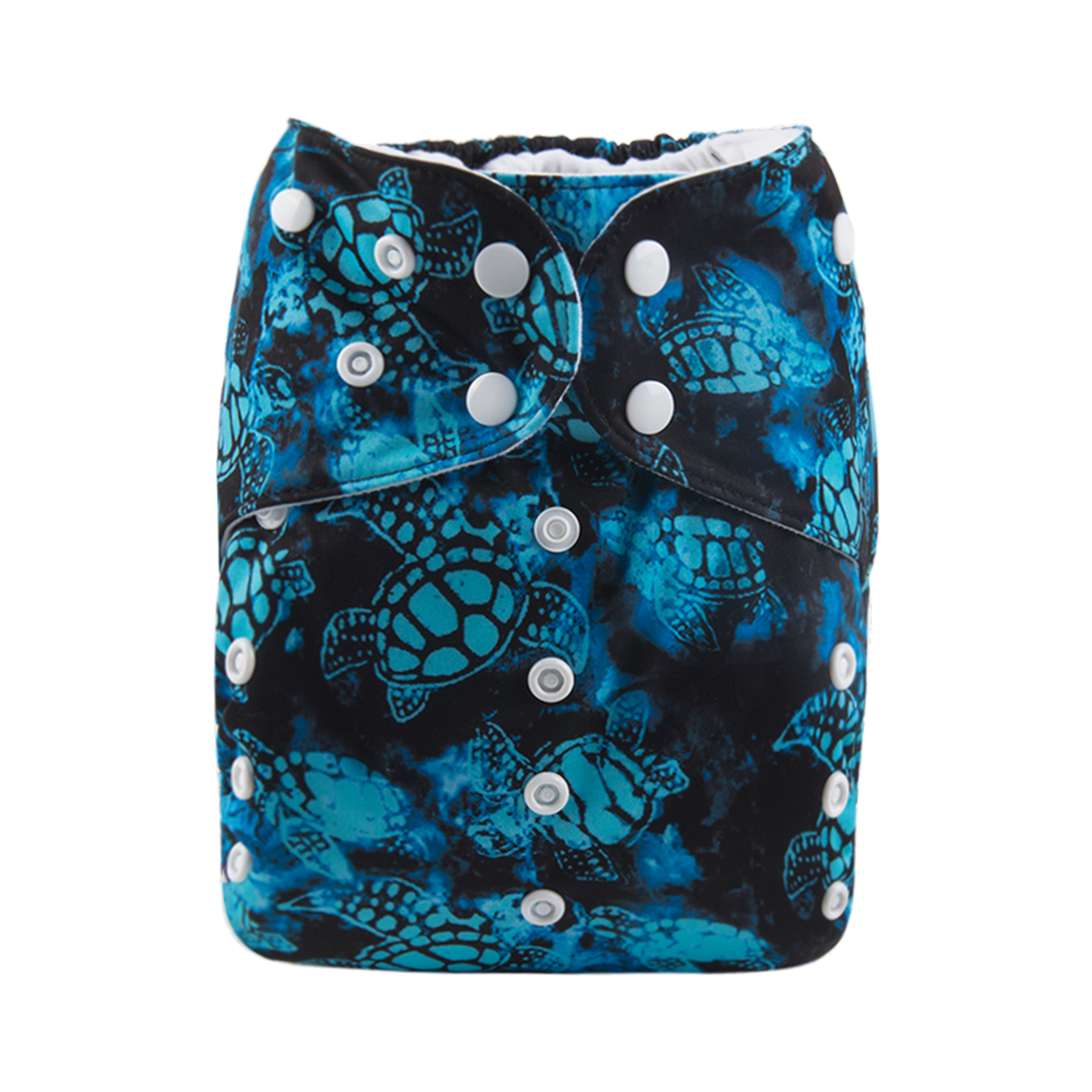 ALVABABY Big Size Cloth Diaper | Adjustable & Leakproof  (Sea turtle, ZH022A)