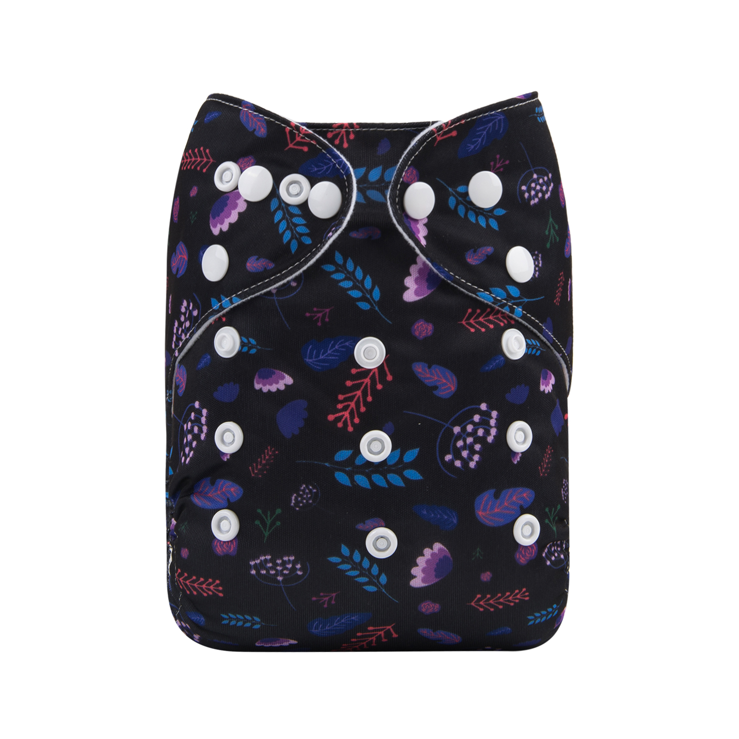 ALVABABY One Size Print Pocket Cloth Diaper -Foliage(H224A)