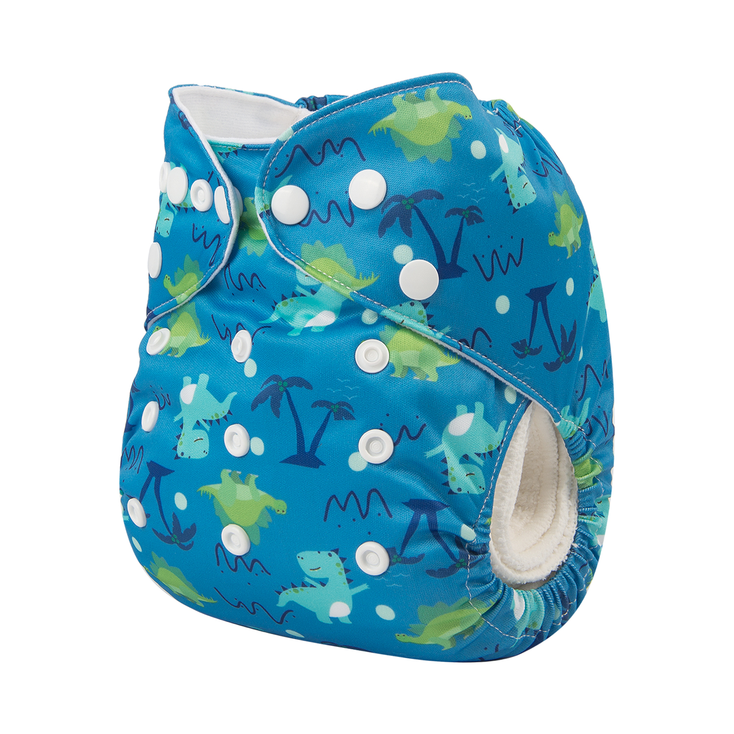 One Size Print Pocket Cloth Diaper -Dinosaur(H252)