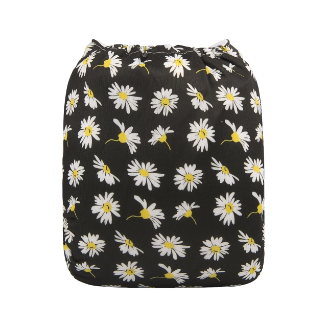 ALVABABY One Size Print Pocket Cloth Diaper -Daisy(H262A)