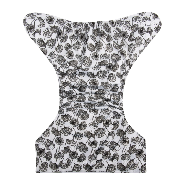 ALVABABY One Size Print Pocket Cloth Diaper -Flower(H216A)