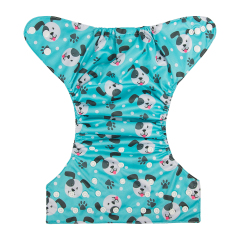 ALVABABY One Size Print Pocket Cloth Diaper -Dogs(H266A)