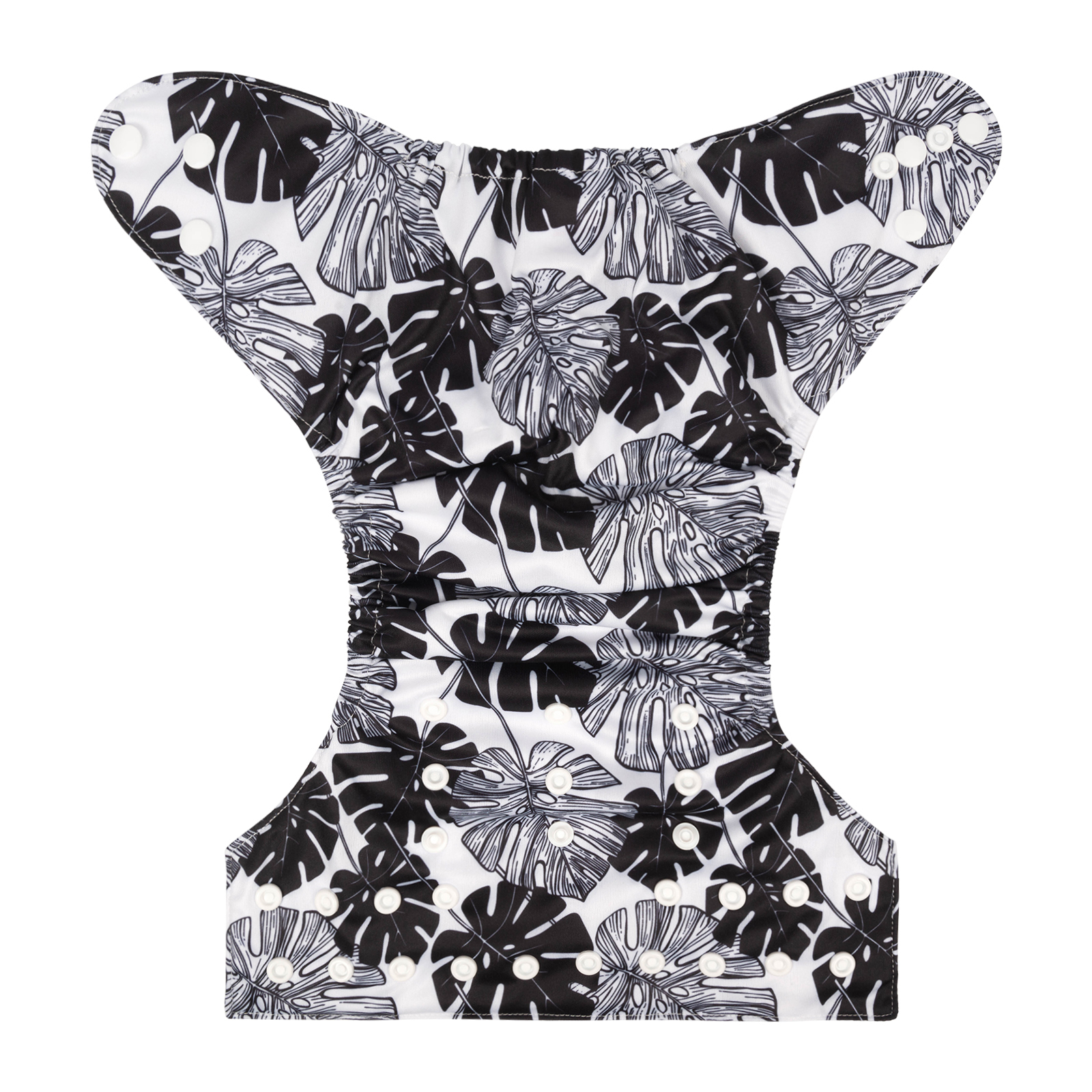 ALVABABY One Size Print Pocket Cloth Diaper -Leaves(H303A)