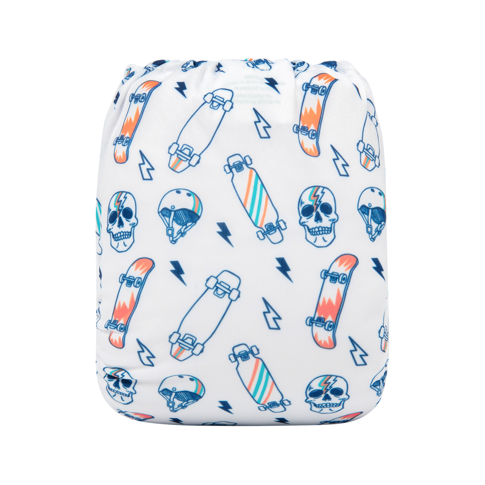ALVABABY One Size Print Pocket Cloth Diaper -Skateboard(H298A)
