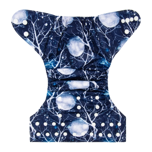 ALVABABY One Size Print Pocket Cloth Diaper (H295A)