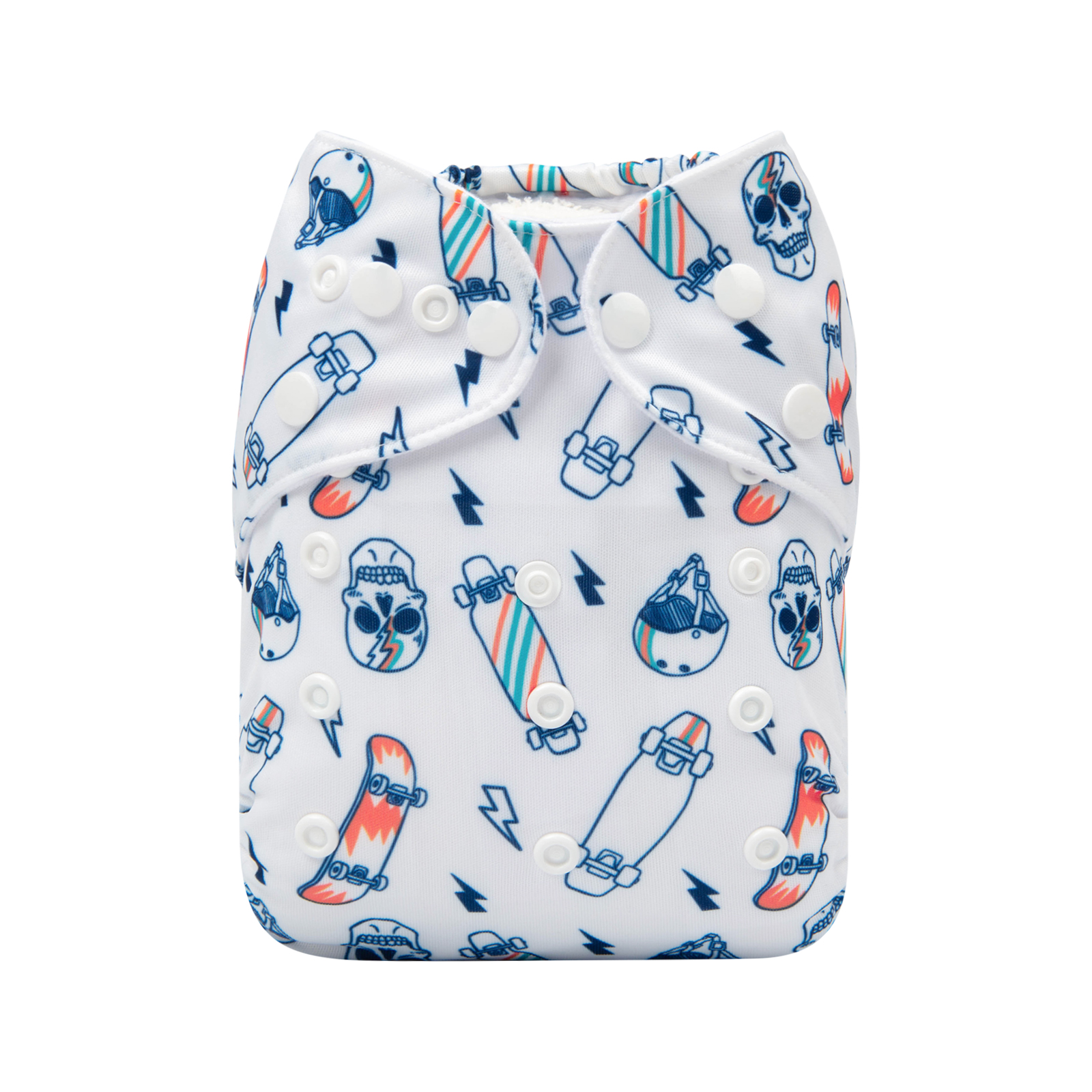 ALVABABY One Size Print Pocket Cloth Diaper -Skateboard(H298A)
