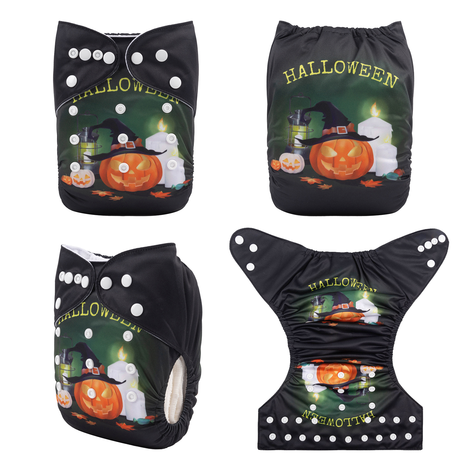 Halloween Cloth Diaper One Size Adjustable Reusable Diapers for Babies-(QD37A)