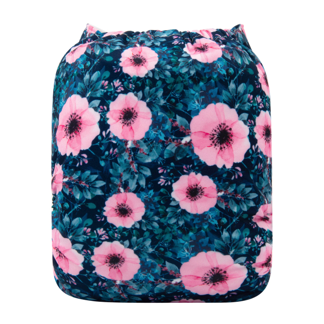 ALVABABY One Size Print Pocket Cloth Diaper - Flowers(H296A)