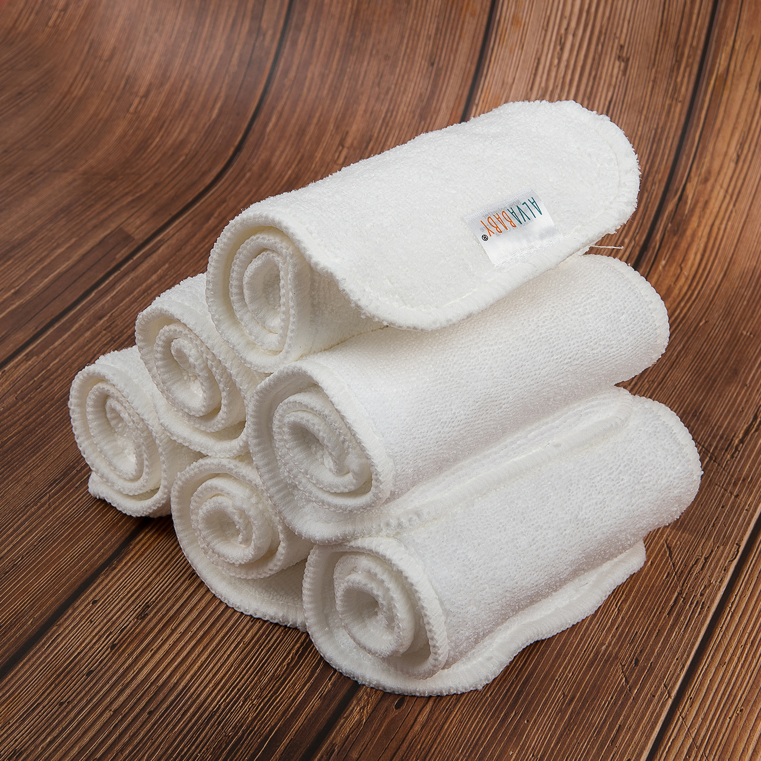 6pcs One Size 3-layer Microfiber Insert - (6TA)