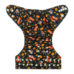 ALVABABY One Size Print Pocket Cloth Diaper-Animals (H362A)