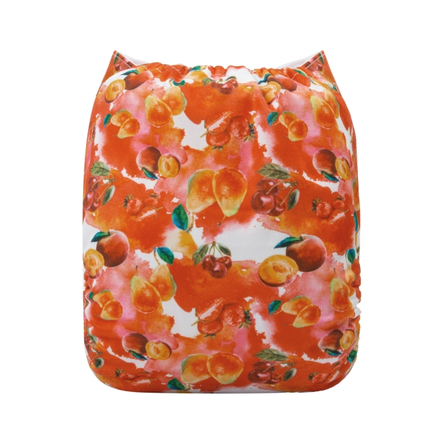 ALVABABY One Size Print Pocket Cloth Diaper-Fruits(H334A)