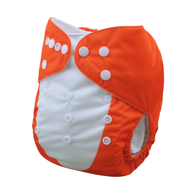 ALVABABY One Size Positioning Printed Cloth Diaper-Fox(YD82A)