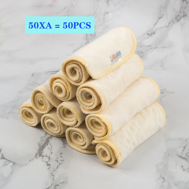 (Multi-packs) One Size 3-layer Bamboo Insert