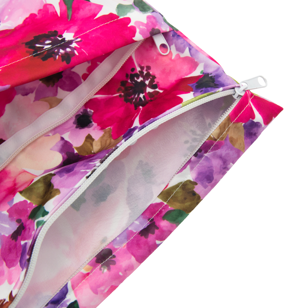 ALVABABY Diaper Wet/Dry Bag Waterproof Reusable with Two Zippered Pockets for Cloth Diapers, Swimsuits, Travel, and Gym (L-H065A)