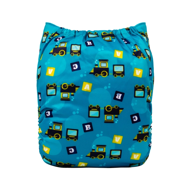 ALVABABY One Size Print Pocket Cloth Diaper-Cars (H376A)