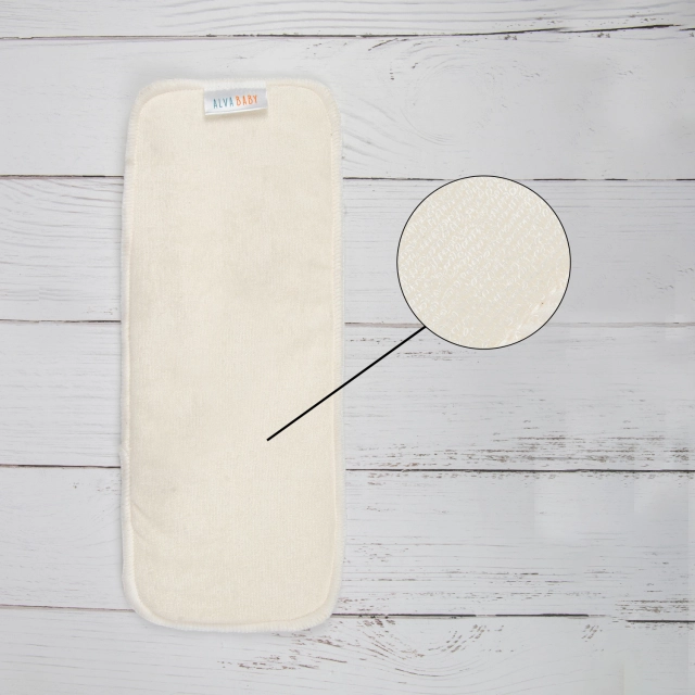 1PCS One Size 5-layer Bamboo&Microfiber Insert -(FMBA)