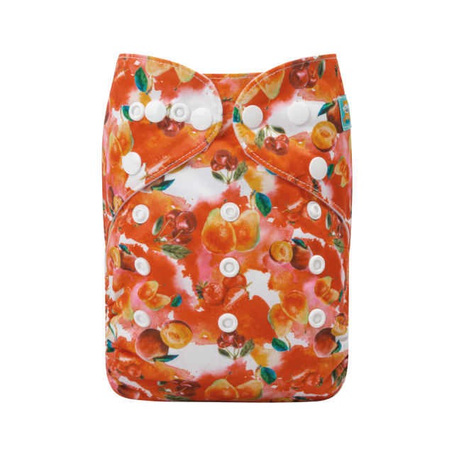ALVABABY One Size Print Pocket Cloth Diaper-Fruits(H334A)