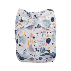 ALVABABY One Size Print Pocket Cloth Diaper (H359A)