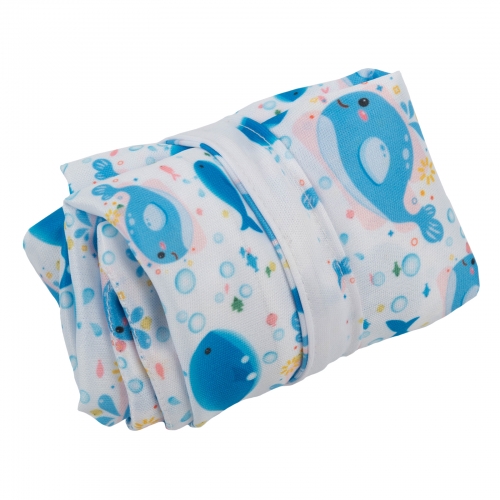 ALVABABY Diaper Wet/Dry Bag Waterproof Reusable with Two Zippered Pockets for Cloth Diapers, Swimsuits, Travel, and Gym (L-SW99A)