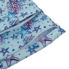 ALVABABY Diaper Wet Dry Bag with Two Zippered Pockets (L-SW104A)