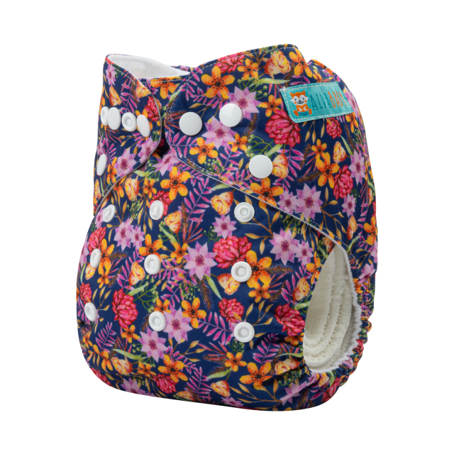 ALVABABY One Size Print Pocket Cloth Diaper (H349A)