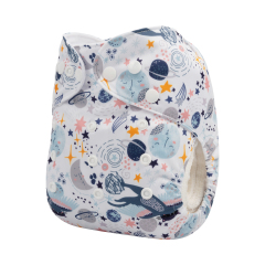 ALVABABY One Size Print Pocket Cloth Diaper (H359A)