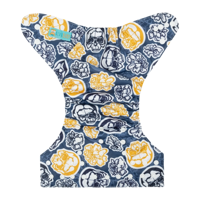 ALVABABY One Size Print Pocket Cloth Diaper(H331A)